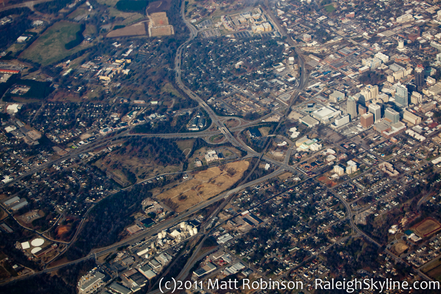 I can see my house from here - Raleigh Aerial
