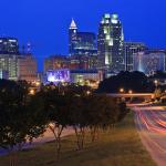 Raleigh Skyline at dusk