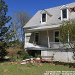 Tornado damage from Raleigh