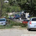 Maywood Avenue in Caraleigh Mills Tornado Damage