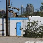 Raleigh Skyline with tornado damage