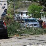 Maywood Ave damage