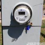 Broken utility meter