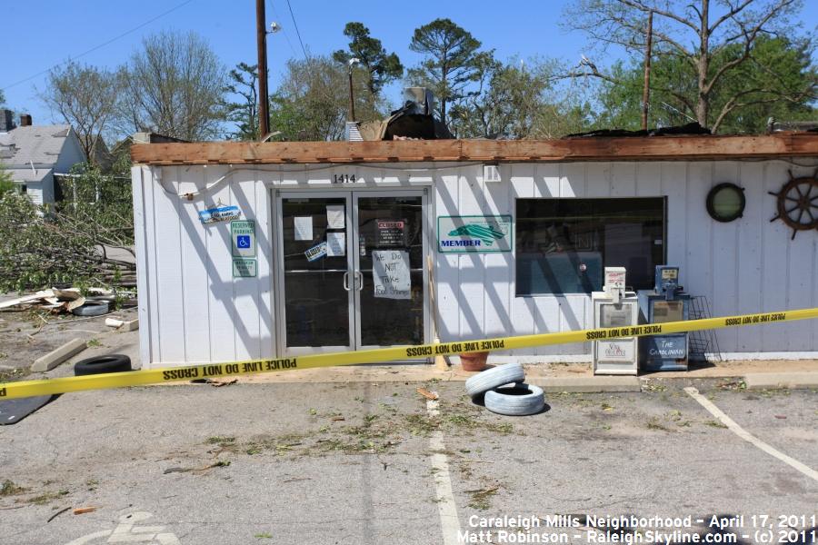 Tornado Damage to Earp's Seafood