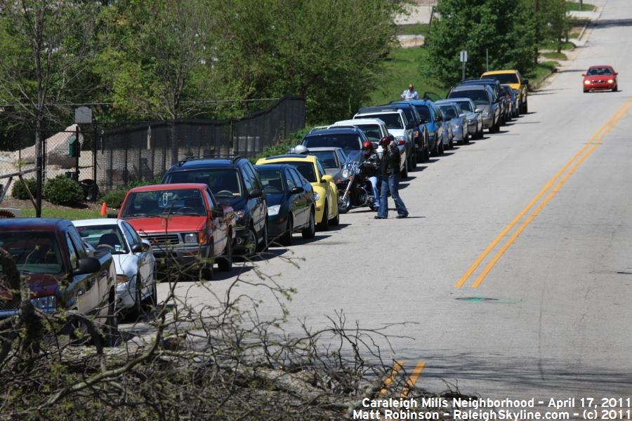 Residents of Caraleigh Mills return to claim there belongings