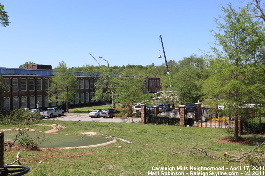 Caraleigh Mills Tornado damage