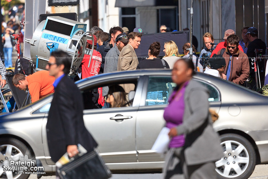 Colin Firth in Raleigh, North Carolina