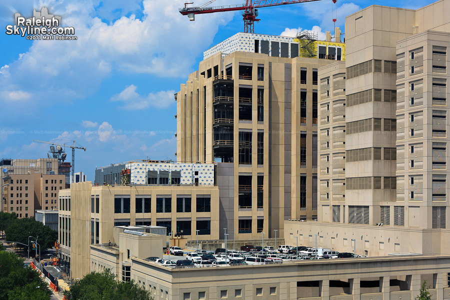 Wake County Justice Center nearing external completion