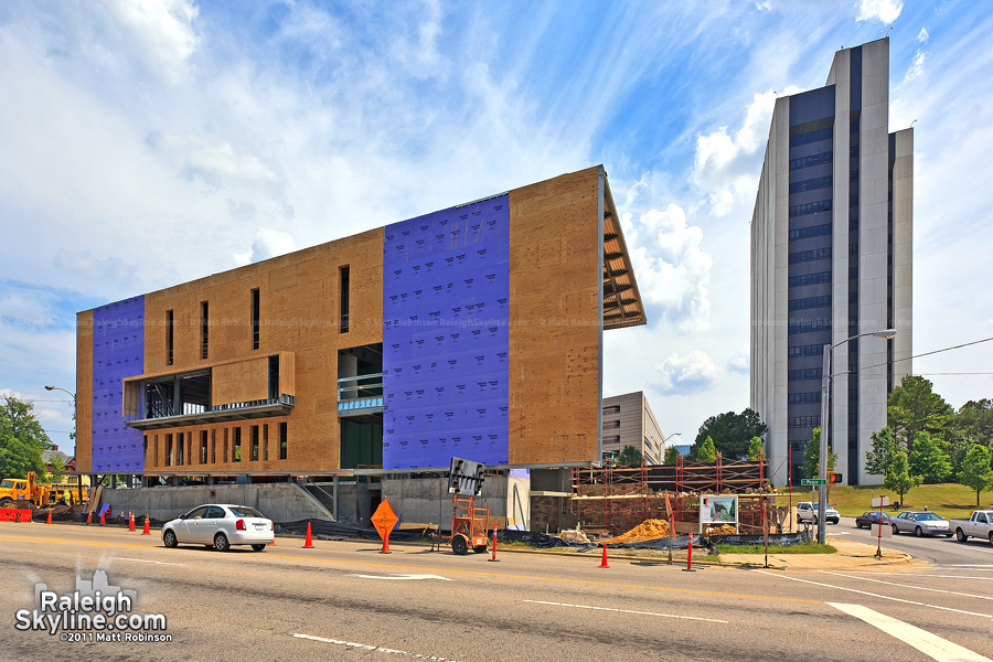 Construction of the AIA NC Headquarters with the Archdale Building