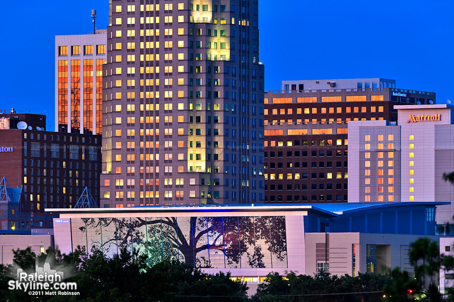 Raleigh Convention center, One and Two Hannover Square