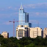 Wake County Justice center down to one crane