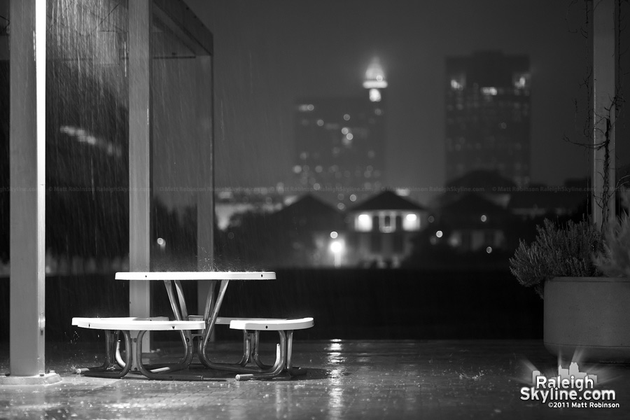 Black and White Rain