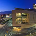 Fisheye of the Raleigh Convention Center and Ampitheater