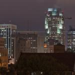 Two Hannover Square from Green Square Parking Garage