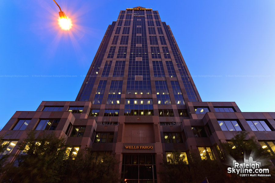 View of the building's new look from the ground