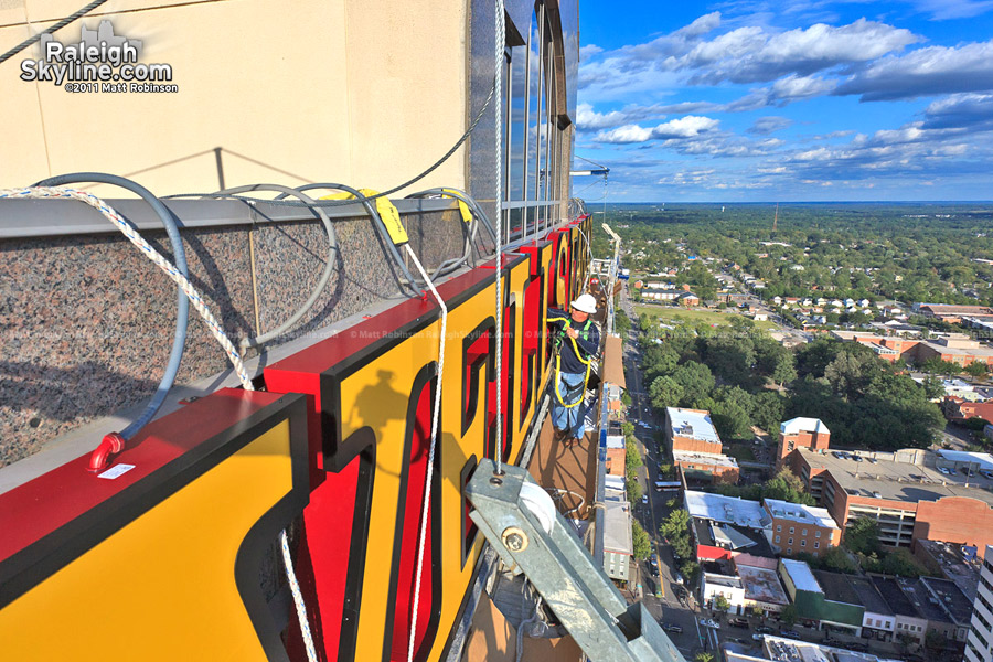 Wells Fargo Logo Installation