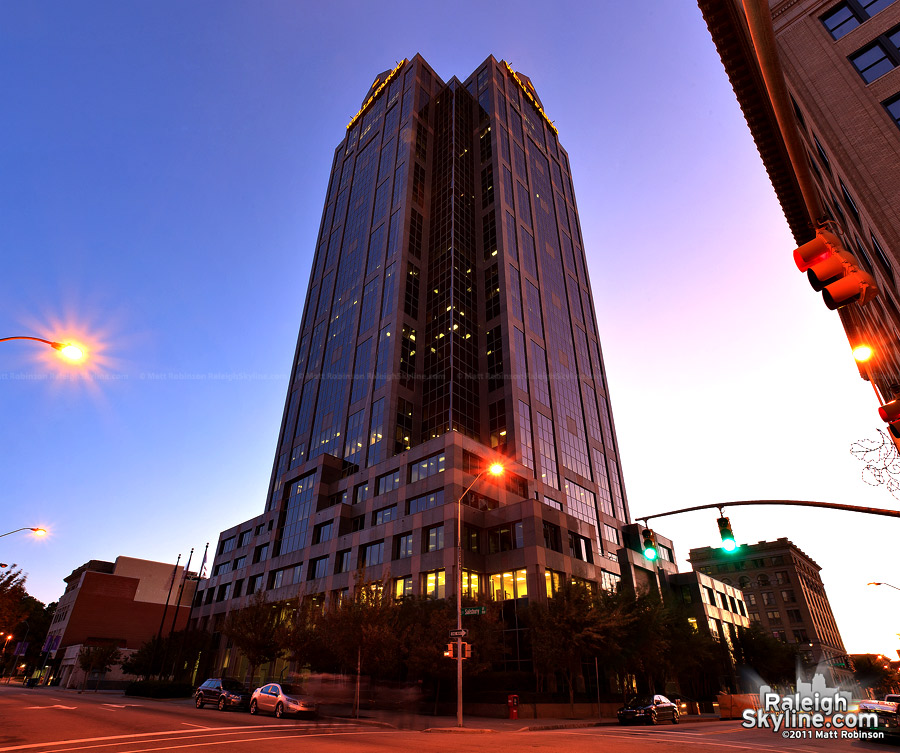 Wachovia Capitol Center at sunrise