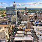 View of Downtown Raleigh from Wachovia Capitol Center rooftop