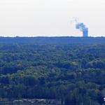 Sharon Harris Nuclear Plant scene from the roof