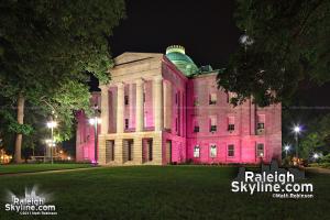 NC Capitol goes pink