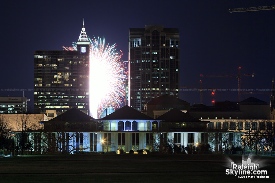 Multiple fireworks explosions, Raleigh, North Carolina