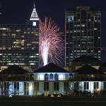 Fireworks during the NHL All Star Game weekend celebration