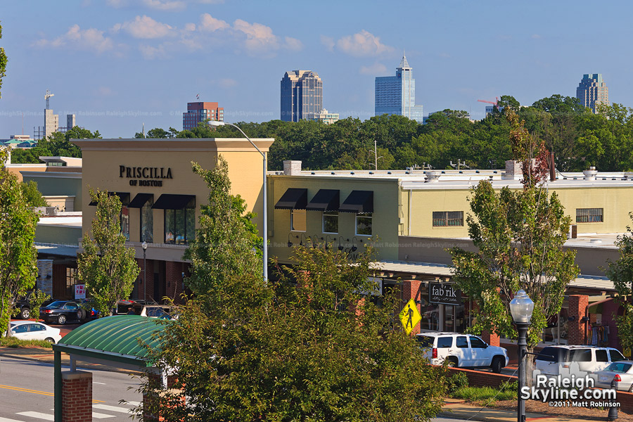 Raleigh Skyline from Cameron Village