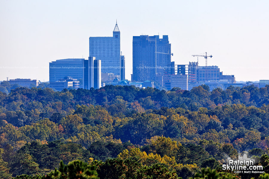 Raleigh Skyline from the CAPTRUST Tower at North Hills