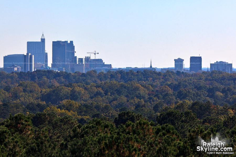 Full Downtown Raleigh from North Hills