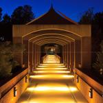 NC State's Centennial Campus at night