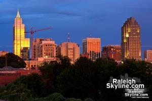 Timeplase: Hurricane Irene approaching Raleigh at Sunset