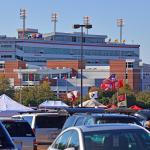 Tailgating at Carter Finley Stadium for the NC State/UNC game