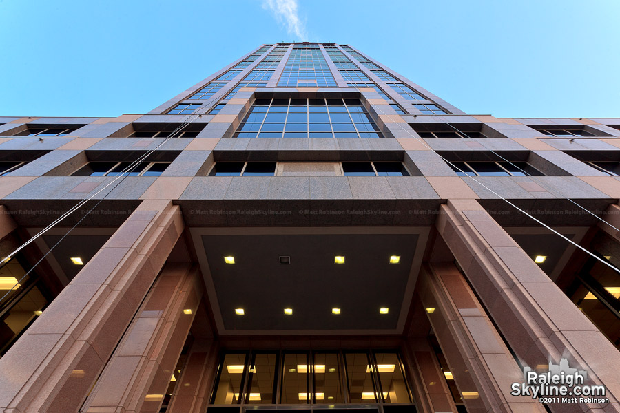 Wachovia Capitol Center awaits its new Wells Fargo signage