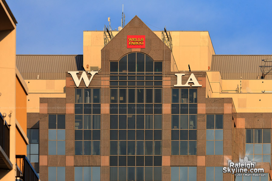 Remnant letters from the Wachovia sign