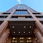 Wachovia Capitol Center awaits its new Wells Fargo signage