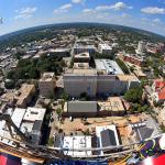 View of Raleigh looking west from the stage platform 380 feet off the ground