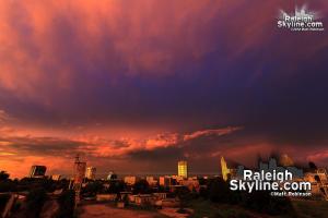 August 8, 2012 Raleigh Sunset and Rainbow