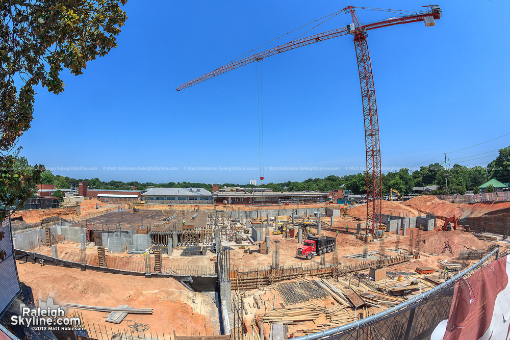 Construction Progress at Gallery at Cameron Village Apartments