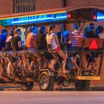 Riders prepare to pedal Raleigh's Trolley Pub