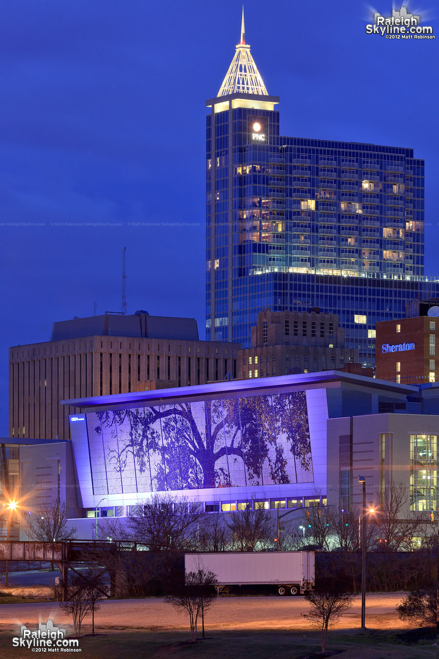 PNC Plaza in downtown Raleigh