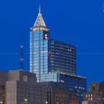 Raleigh's PNC Plaza at night