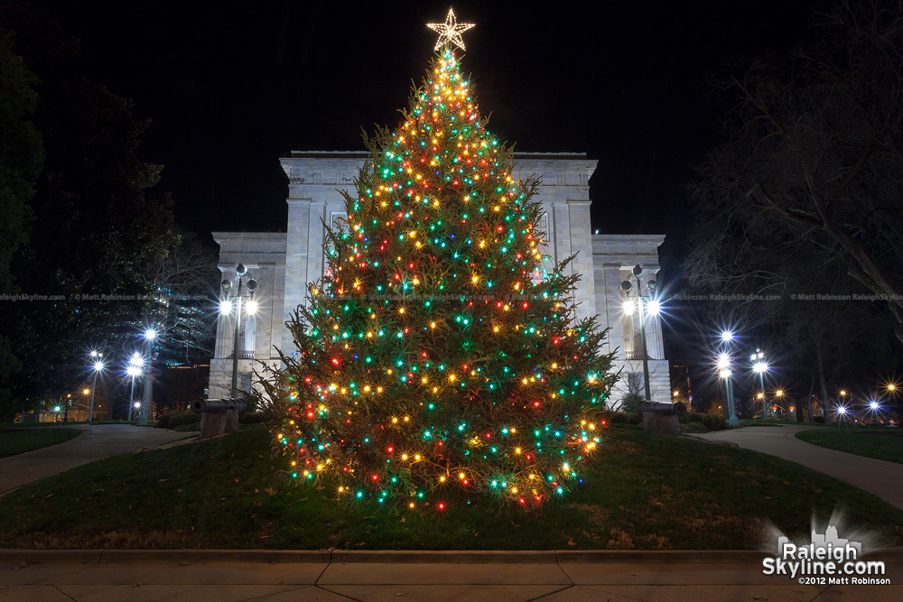 Raleigh Capitol Christmas Tree