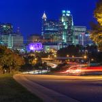 Downtown Raleigh Skyline at night - 2012