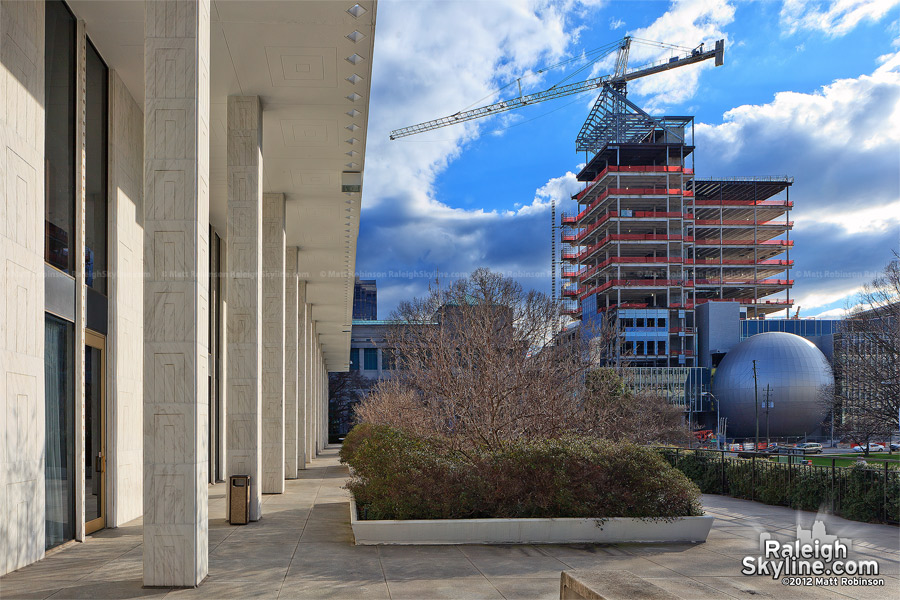 North Carolina State Employees' Credit Union under construction