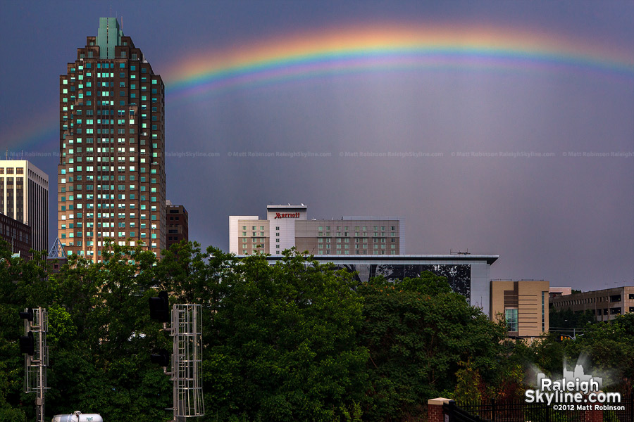 Rainbow with the BB&amp;T Building