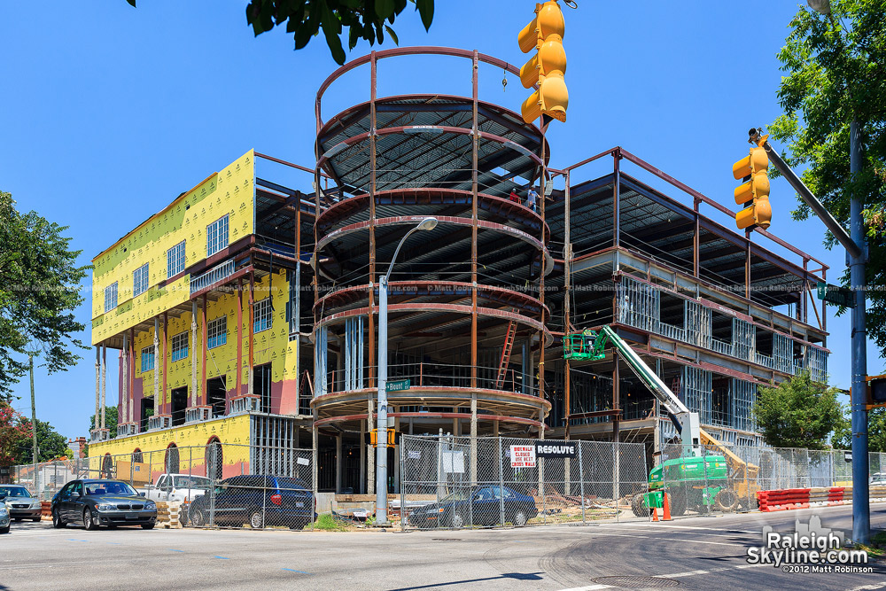 Construction Progress on the NC State Bar Headquarters