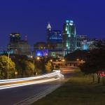 Raleigh Skyline at magic hour