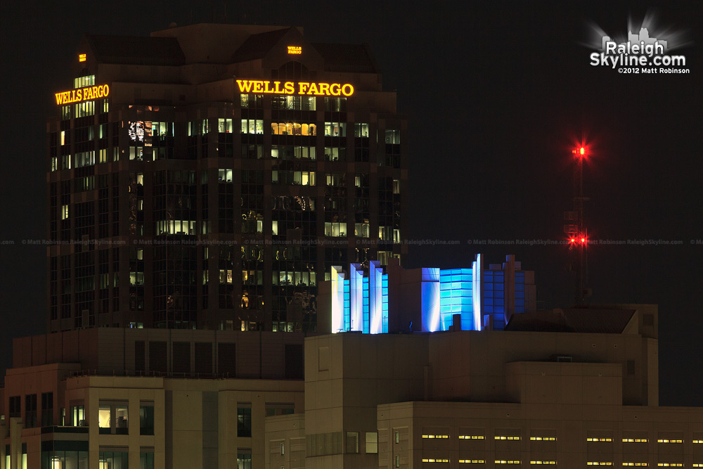 New colors on the Wake County Justice Center