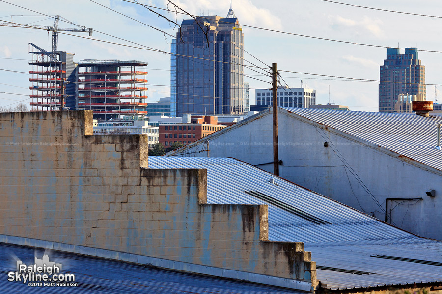 Different Raleigh skyline angle from Tilden Street