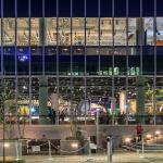 Nature Research Center at night